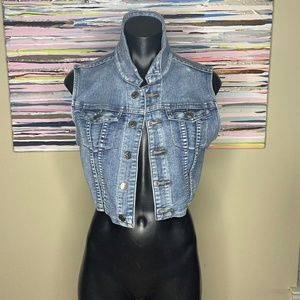 USED JEAN VEST